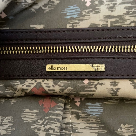 Ella Moss M/L Fringed Suede Leather Tote/handbag Black boho bag - Picture 12 of 16